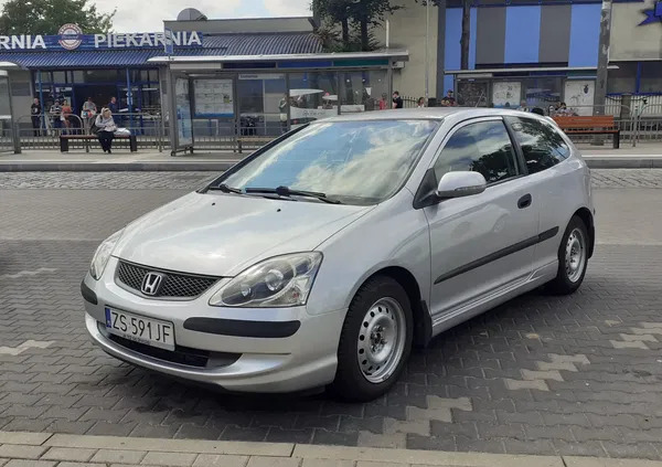 samochody osobowe Honda Civic cena 12900 przebieg: 135000, rok produkcji 2004 z Szczecin